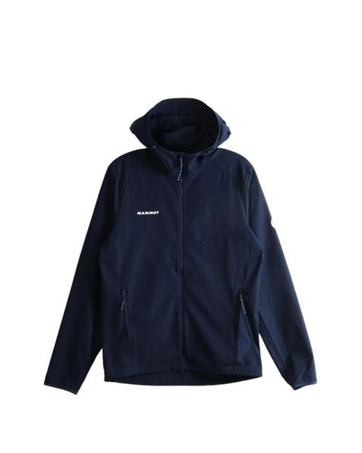 Mammut Granite So Softshell Jack in het Blue voor heren