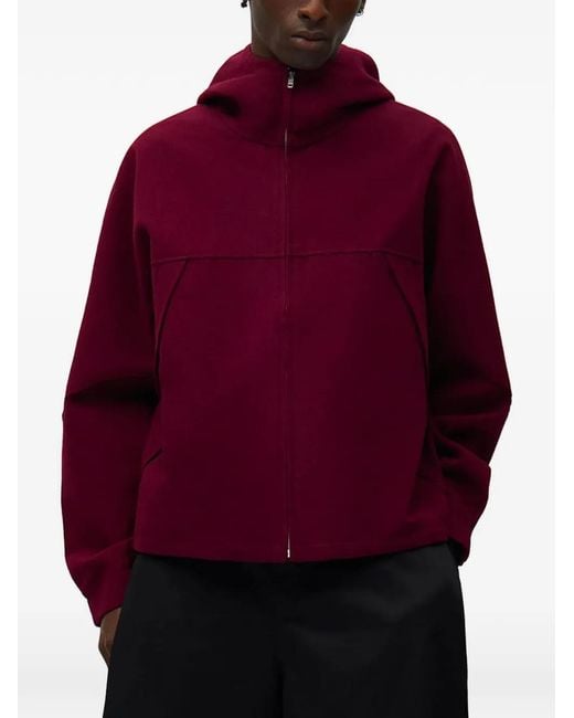 Arte' Red Seam-Detail Jacket