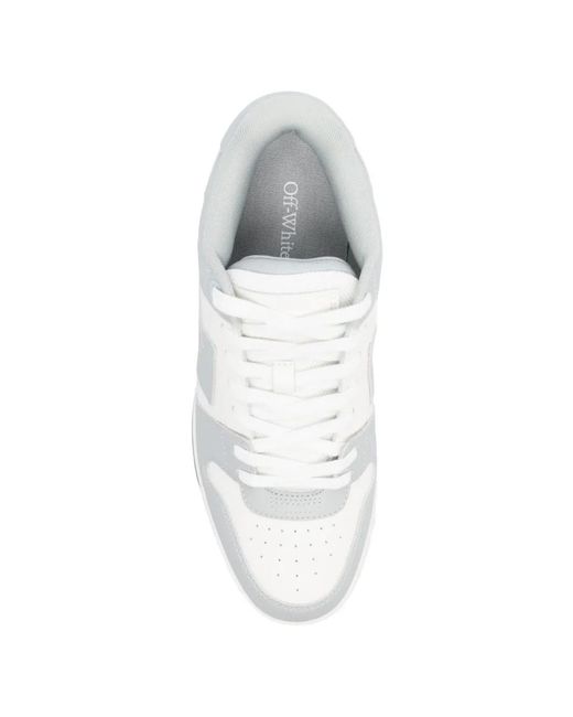 Off-White c/o Virgil Abloh White Arrow-Motif Lace-Up Sneakers for men