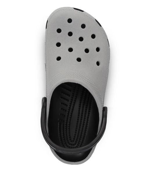 CROCSTM Gray Perforated Slides