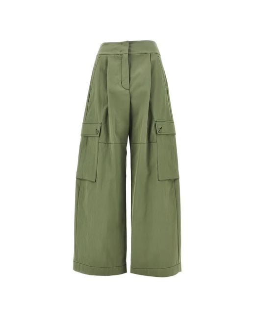 Weekend by Maxmara Green Cargo Trousers