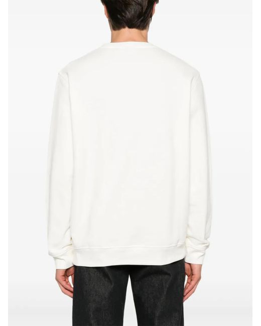 Barbour White Vallis Sweatshirt for men