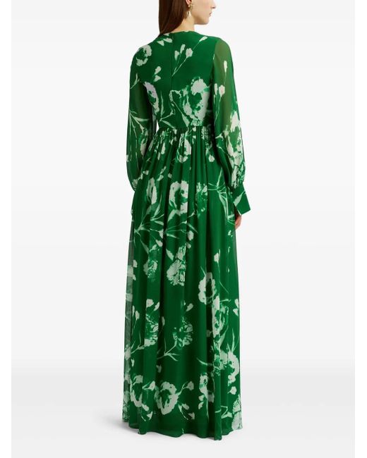 Robe À Manches Longues Erdem en coloris Green