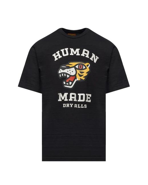 Human Made Black Tiger-Graphic T-Shirt for men
