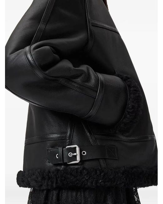 Chaqueta Lorel Con Cremallera AllSaints de color Black