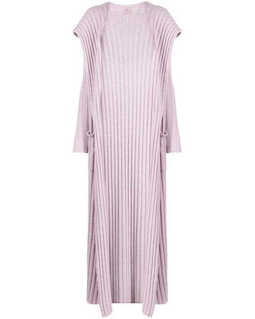 Teddy Cashmere Pink Amalfi Chunky-Knit Cashmere Cardigan