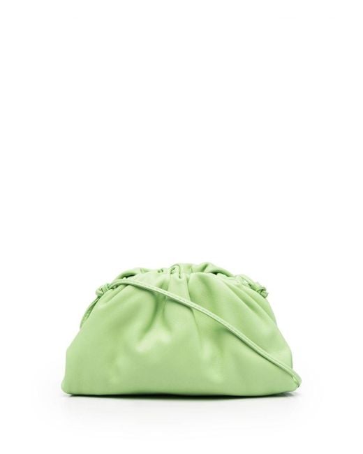 Bottega Veneta Green Mini Pouch Clutch Bag