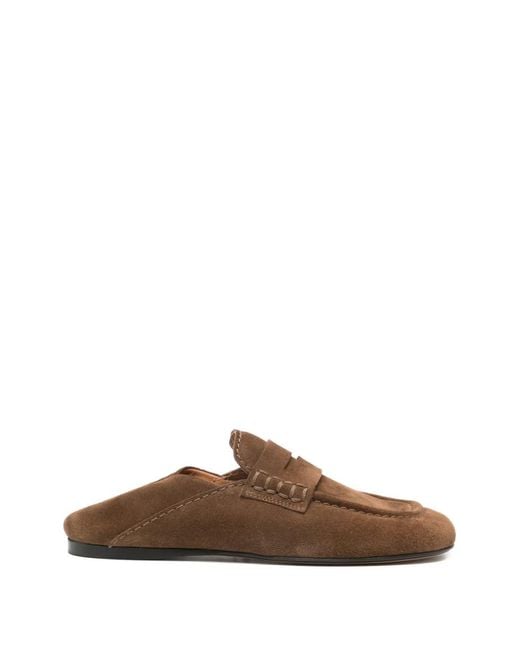 Sandro Brown Suede Loafers