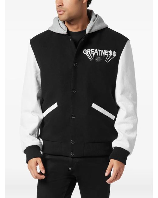 Philipp Plein Black Jackets for men