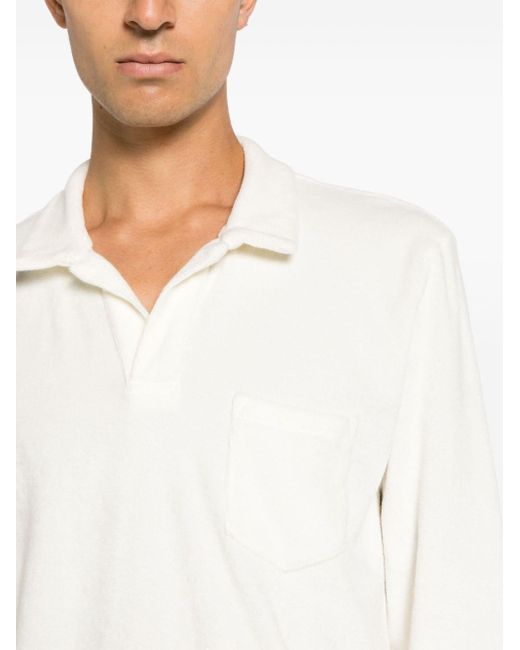 orlebar brown white polo