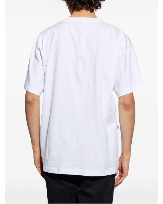Norse Projects White Logo-print Cotton T-shirt for men