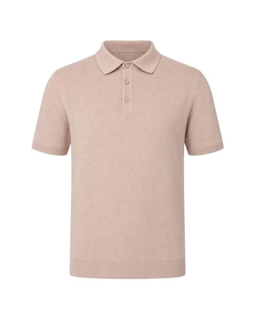 Blauer Pink Short-Sleeved Polo Shirt for men