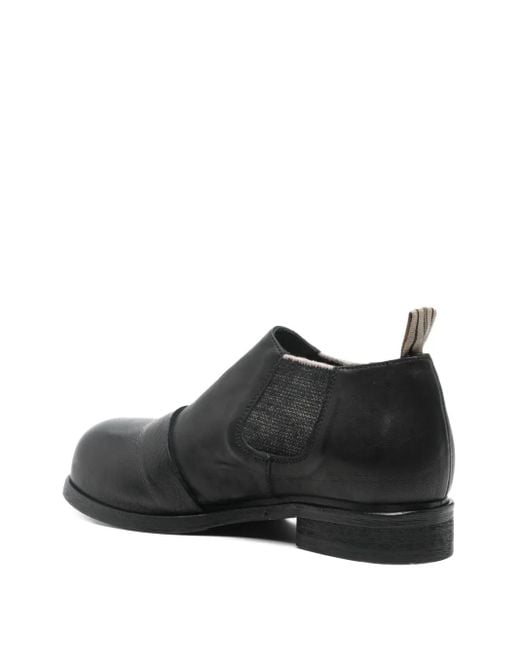 Ziggy Chen Black Elasticated-Panel Boots