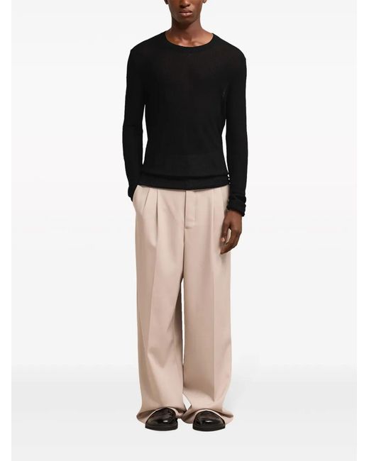 AMI Black Sweaters for men