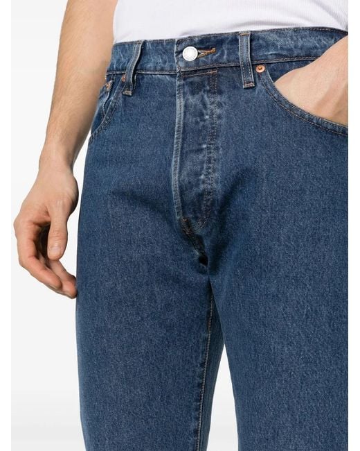 Levi's Straight Jeans in het Blue voor heren