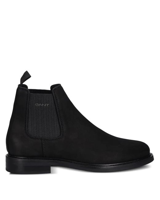 Gant Black Pull-Tab Boots for men
