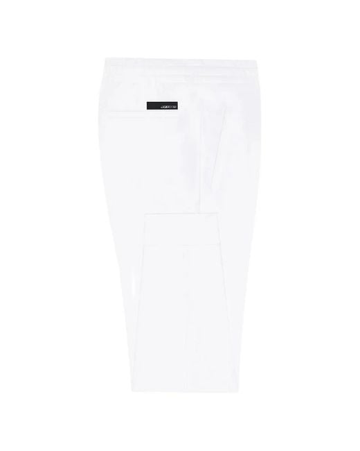 Rrd White Surflex Logo-Patch Track Pants for men