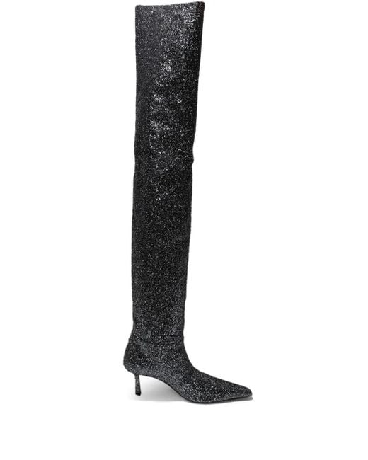 Alexander Wang Black Viola 65Mm Knee-High Boots