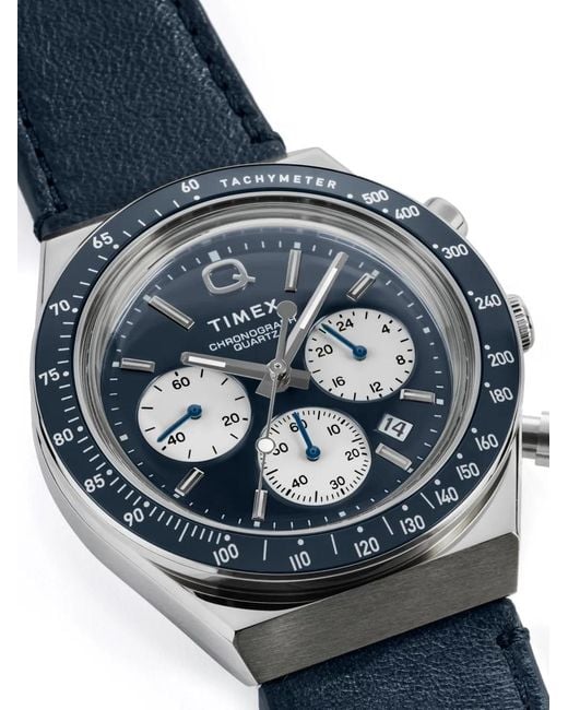 Timex Blue Q Chronograph 40Mm for men