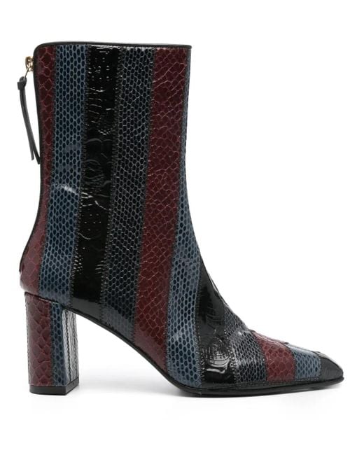 Dorothee Schumacher Black 70Mm Patchwork Ankle Boots