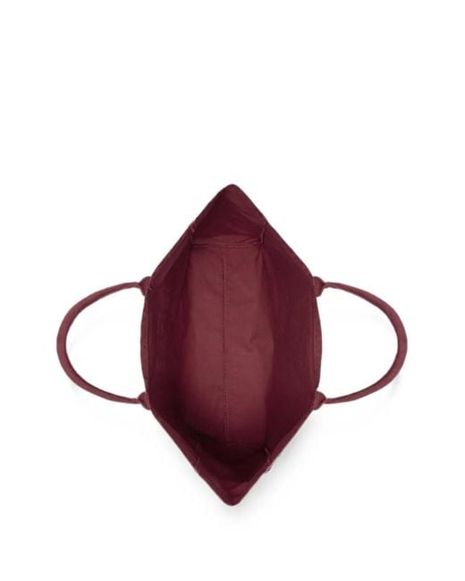 Anine Bing Purple Leo Canvas Tote Collegiate