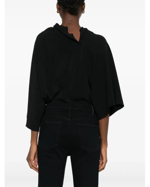 TOVE Black Geknöpfte Jeans