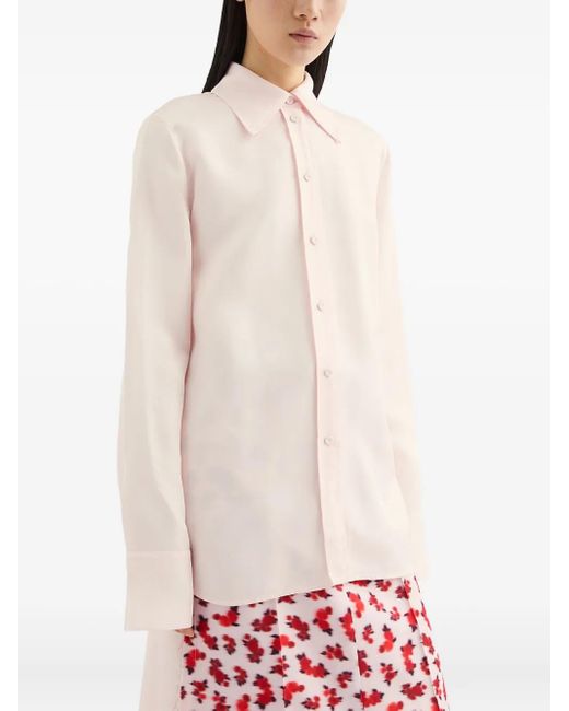 Jil Sander Pink Button-Down Shirt