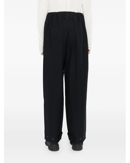 OPEN YY White Gathered Trousers