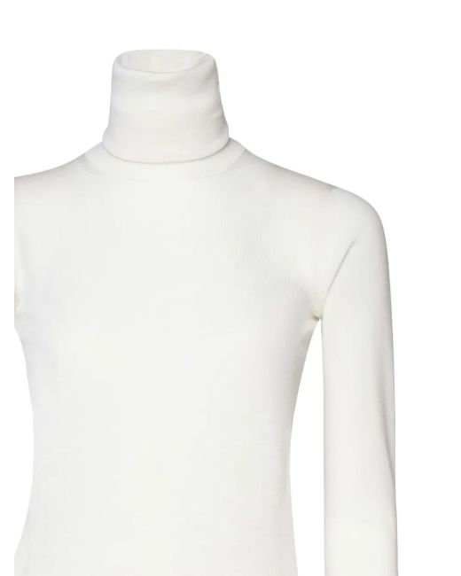 Max Mara White Sweaters