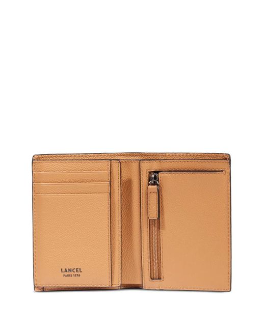 Lancel White Charlie Leather Wallet for men