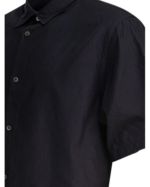 Kaptain Sunshine Black Short-Sleeve Button-Down Shirt for men