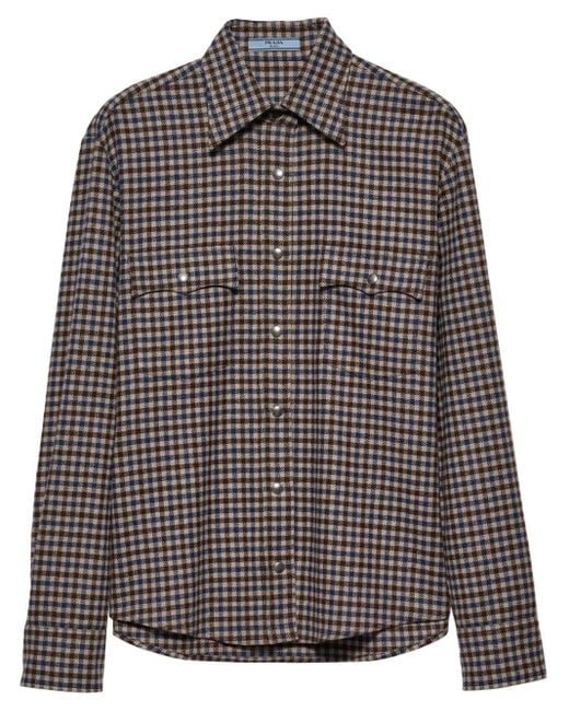 Prada Black Wool Shirt