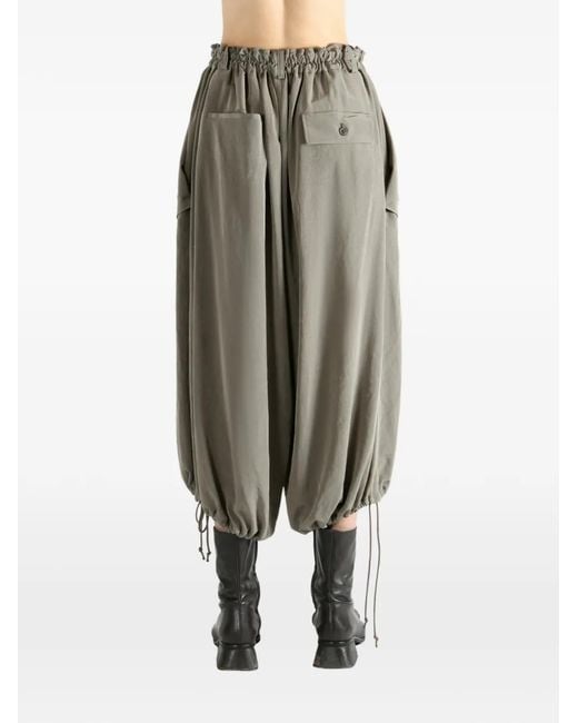 Y's Yohji Yamamoto Broek Met Trekkoord in het Gray
