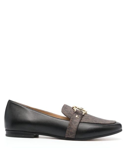 MICHAEL Michael Kors Gray Rory Leather Loafers