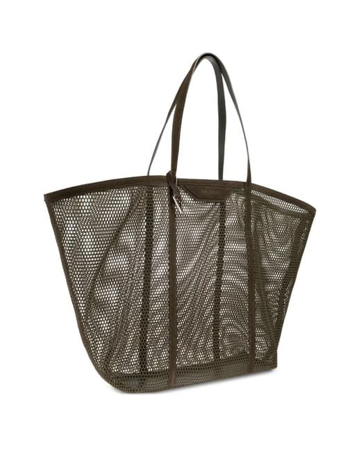 The Attico Black Estate Meravigliosa Tote Bag