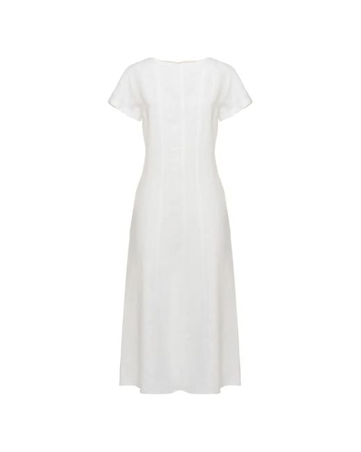 Antonelli White Matilde Midi Dress