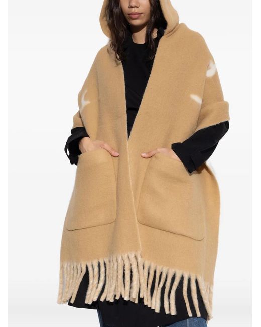 Burberry Natural Scarf With Hood