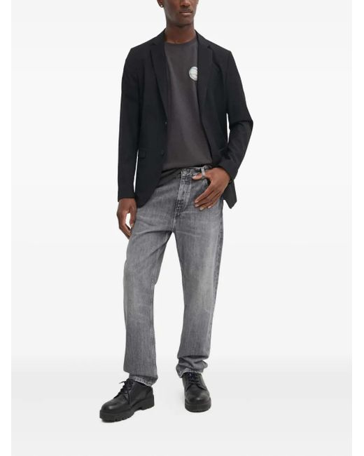 Won Hundred Gray Button-Up Trousers for men