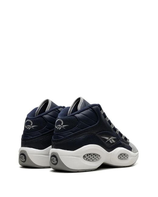 Reebok Blue Question Mid Sneakers