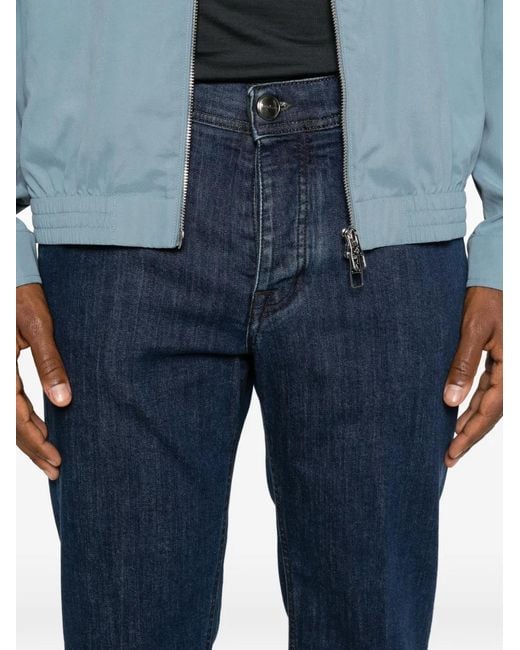 Sartorio Napoli Blue Straight-Leg Jeans for men
