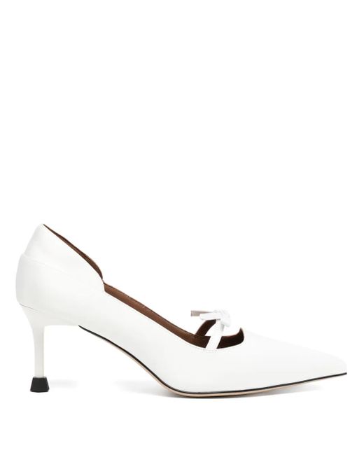 ShuShu/Tong White 80Mm Pointed-Toe Pumps