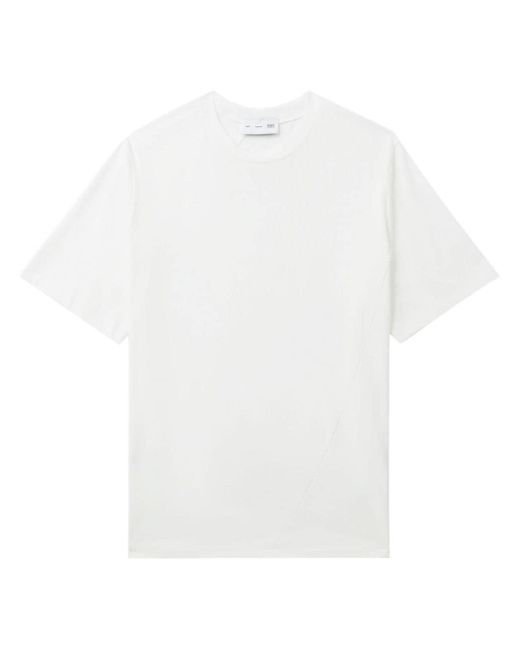 Post Archive Faction PAF White Basic Round-neck T-shirt for men