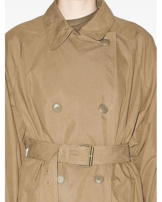Isabel Marant Natural Cacilda Double-Breasted Coat