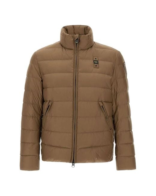 Blauer Brown Austin Quilted Zip Jacket for men