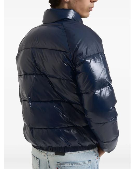 Pyrenex Blue Zip-Fastening Puffer Jacket for men