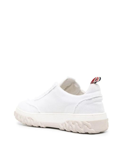 Thom Browne White Field Sneakers for men