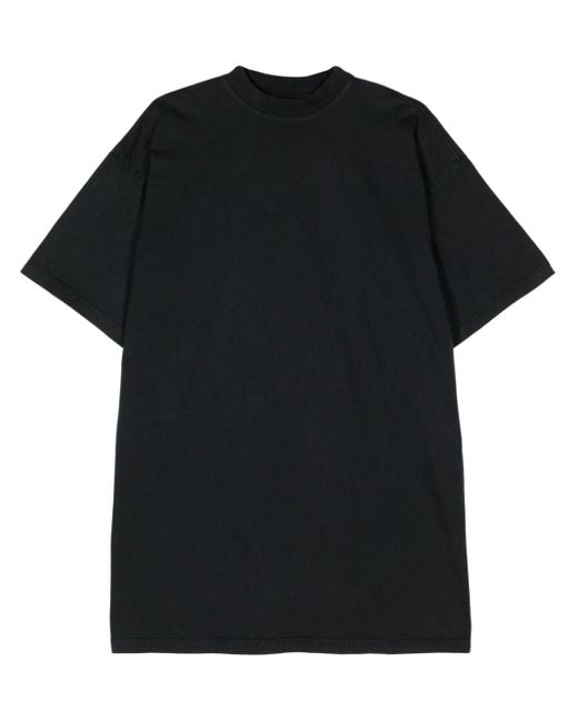 T-shirt en coton à logo imprimé Balenciaga en coloris Black