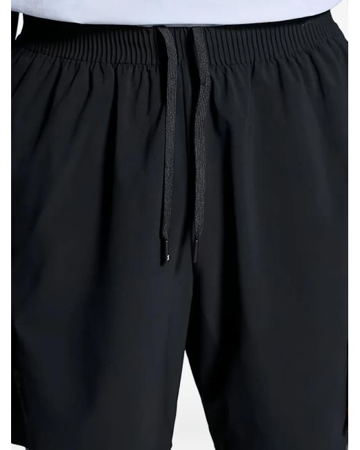 On Shoes Black Focus Drawstring Shorts for men