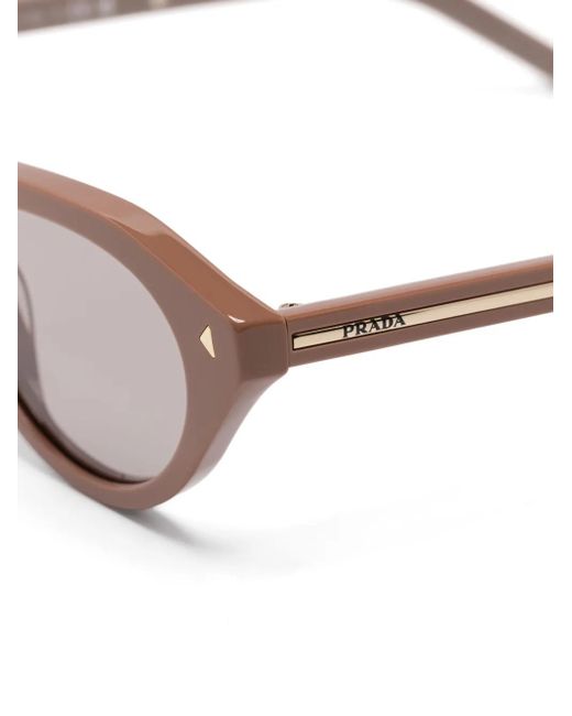 Prada Multicolor Lunettes De Soleil À Monture Papillon