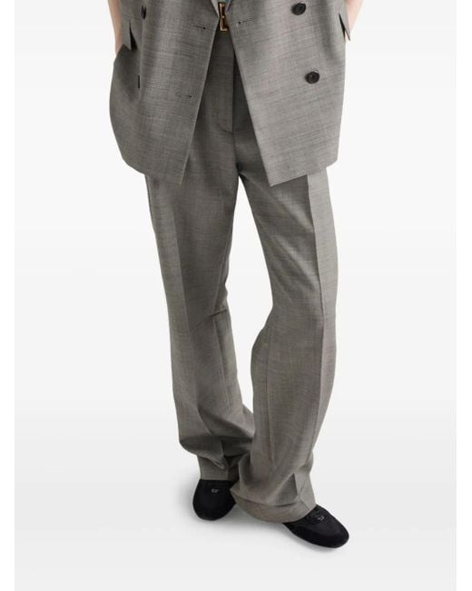 Pantalon Grisaille Prada en coloris Gray